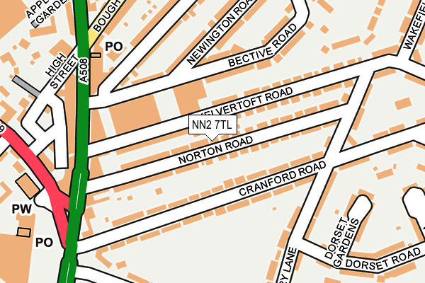 NN2 7TL map - OS OpenMap – Local (Ordnance Survey)