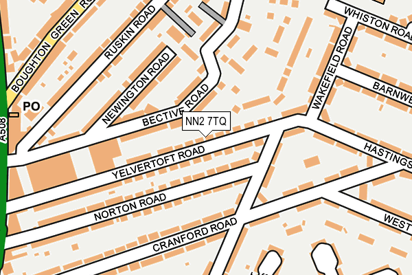 NN2 7TQ map - OS OpenMap – Local (Ordnance Survey)