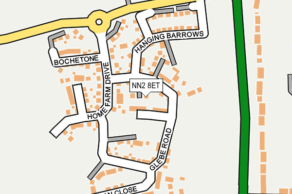 NN2 8ET map - OS OpenMap – Local (Ordnance Survey)