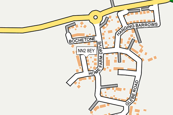 NN2 8EY map - OS OpenMap – Local (Ordnance Survey)