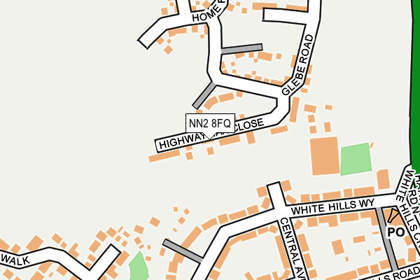 NN2 8FQ map - OS OpenMap – Local (Ordnance Survey)