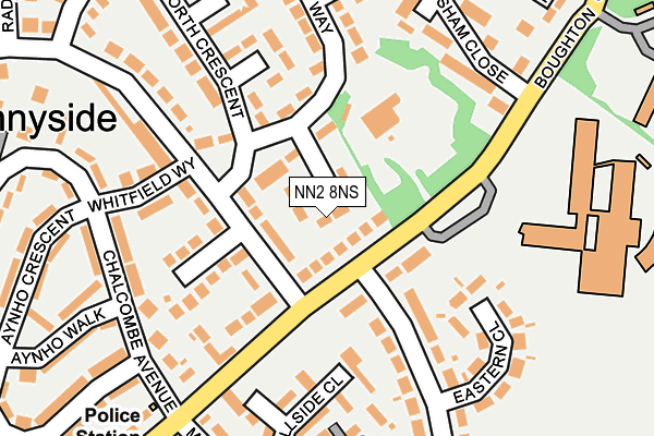 NN2 8NS map - OS OpenMap – Local (Ordnance Survey)