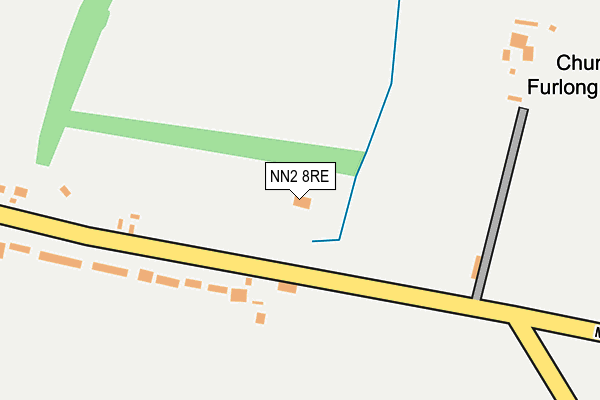 NN2 8RE map - OS OpenMap – Local (Ordnance Survey)