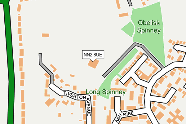NN2 8UE map - OS OpenMap – Local (Ordnance Survey)