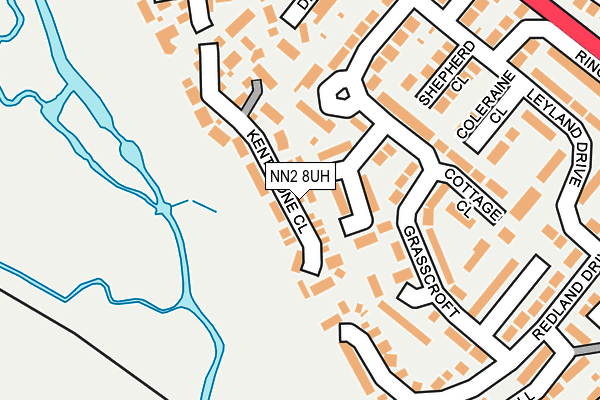 NN2 8UH map - OS OpenMap – Local (Ordnance Survey)