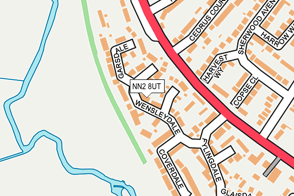 NN2 8UT map - OS OpenMap – Local (Ordnance Survey)