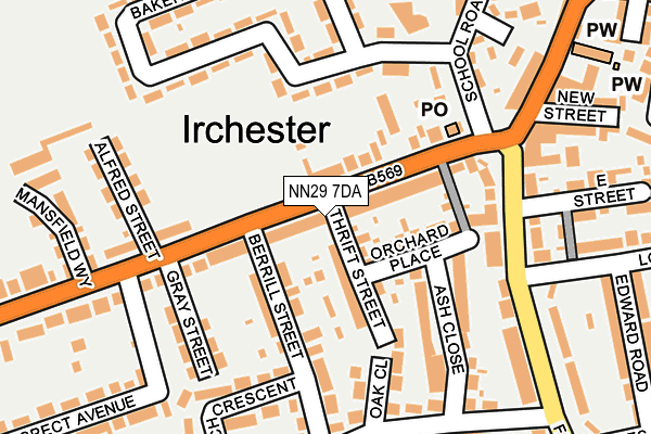 Map of INDIAN COTTAGE IRCHESTER LTD at local scale