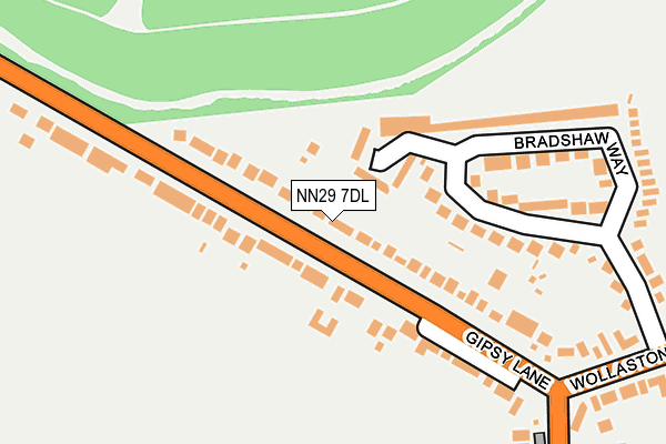NN29 7DL map - OS OpenMap – Local (Ordnance Survey)
