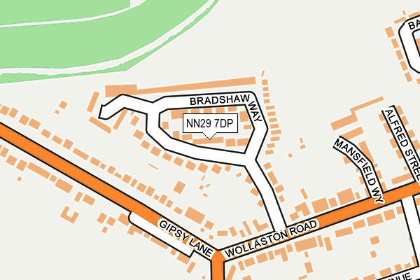 NN29 7DP map - OS OpenMap – Local (Ordnance Survey)