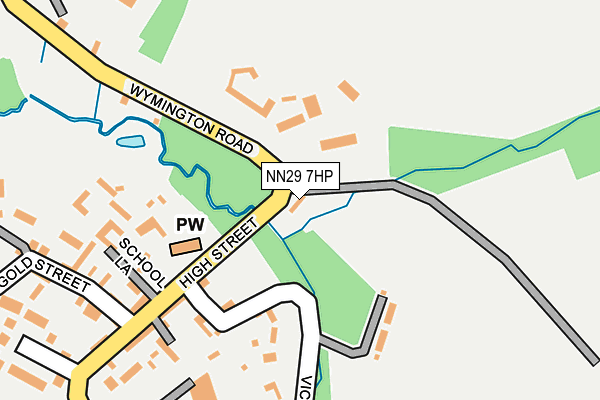 NN29 7HP map - OS OpenMap – Local (Ordnance Survey)
