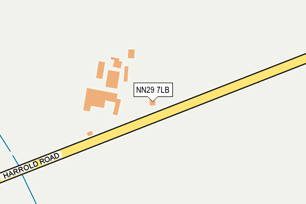 NN29 7LB map - OS OpenMap – Local (Ordnance Survey)