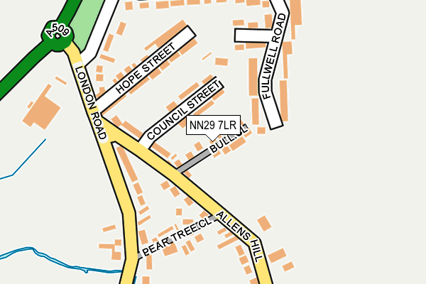 NN29 7LR map - OS OpenMap – Local (Ordnance Survey)