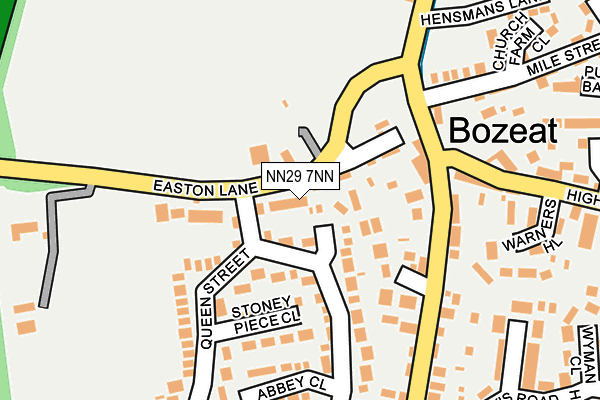 NN29 7NN map - OS OpenMap – Local (Ordnance Survey)