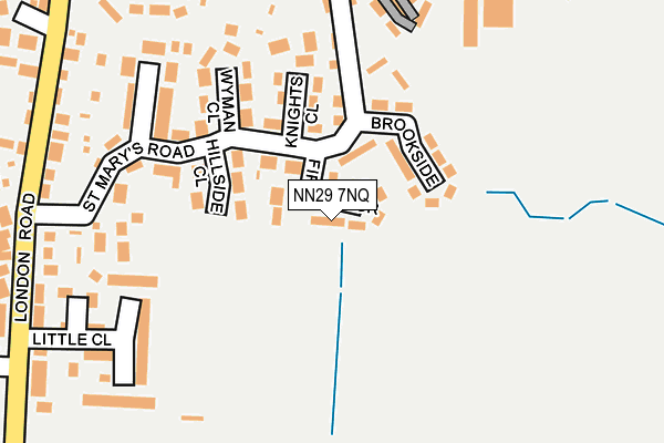 NN29 7NQ map - OS OpenMap – Local (Ordnance Survey)