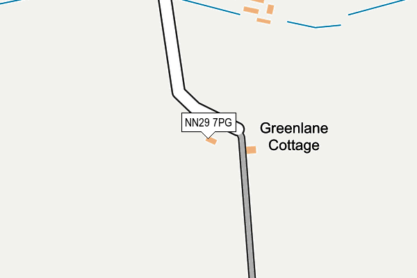 NN29 7PG map - OS OpenMap – Local (Ordnance Survey)