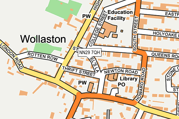 NN29 7QH map - OS OpenMap – Local (Ordnance Survey)