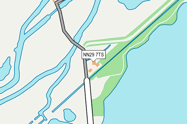 NN29 7TS map - OS OpenMap – Local (Ordnance Survey)
