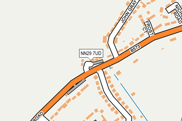 NN29 7UD map - OS OpenMap – Local (Ordnance Survey)