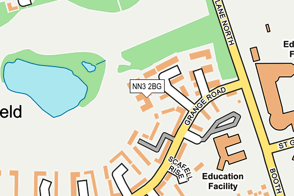 NN3 2BG map - OS OpenMap – Local (Ordnance Survey)