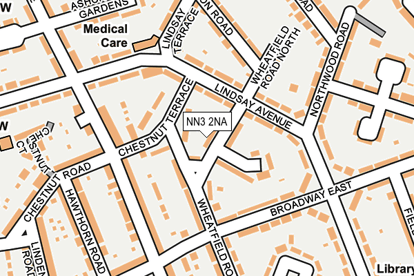 NN3 2NA map - OS OpenMap – Local (Ordnance Survey)