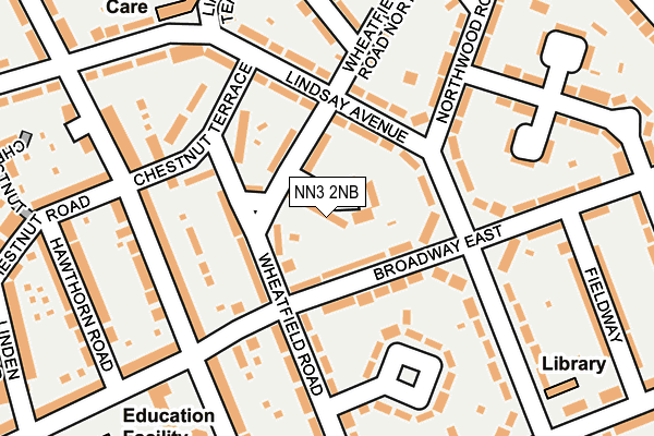 NN3 2NB map - OS OpenMap – Local (Ordnance Survey)