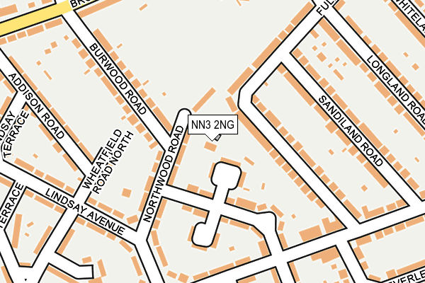 NN3 2NG map - OS OpenMap – Local (Ordnance Survey)
