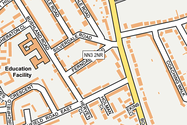 NN3 2NR map - OS OpenMap – Local (Ordnance Survey)