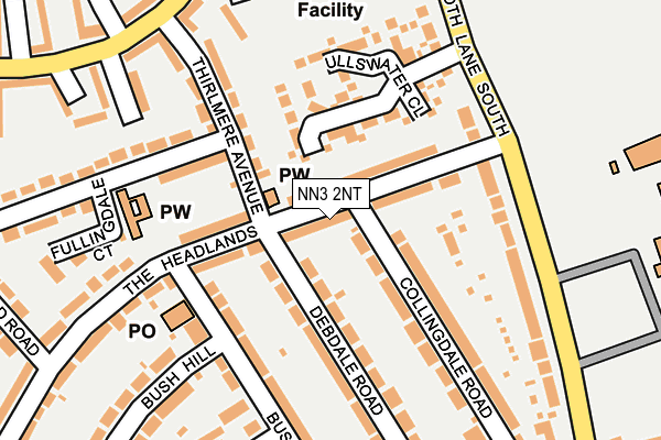 NN3 2NT map - OS OpenMap – Local (Ordnance Survey)