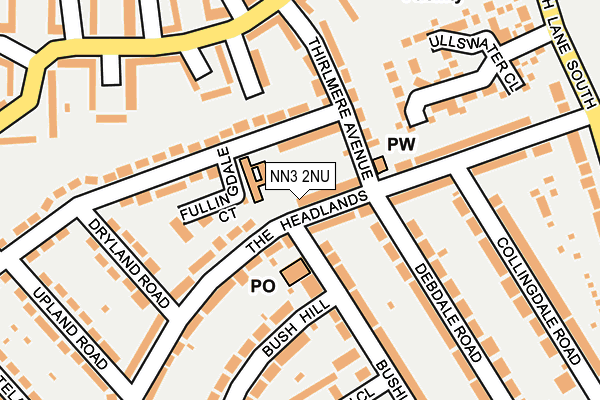 NN3 2NU map - OS OpenMap – Local (Ordnance Survey)