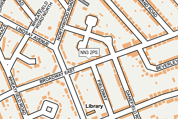 NN3 2PS map - OS OpenMap – Local (Ordnance Survey)