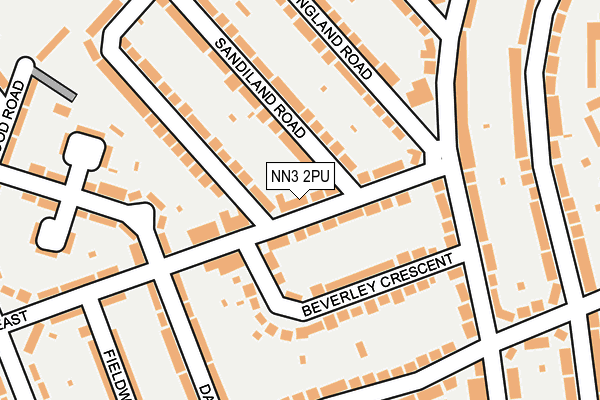 NN3 2PU map - OS OpenMap – Local (Ordnance Survey)
