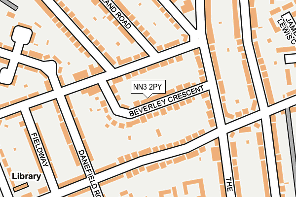 NN3 2PY map - OS OpenMap – Local (Ordnance Survey)