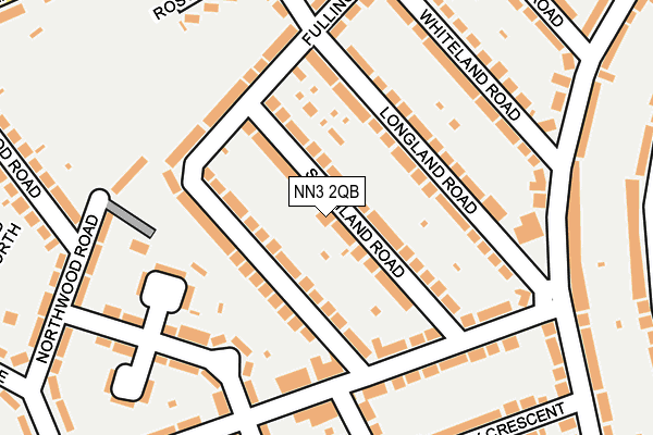 NN3 2QB map - OS OpenMap – Local (Ordnance Survey)