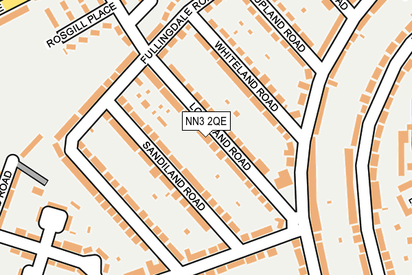 NN3 2QE map - OS OpenMap – Local (Ordnance Survey)