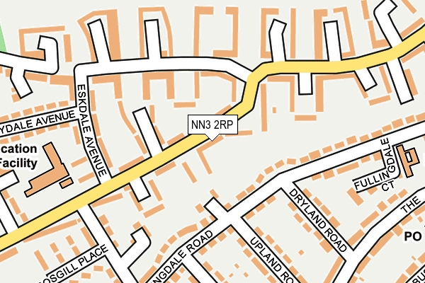 NN3 2RP map - OS OpenMap – Local (Ordnance Survey)