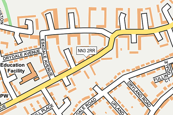 NN3 2RR map - OS OpenMap – Local (Ordnance Survey)