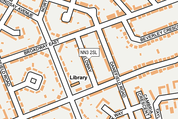NN3 2SL map - OS OpenMap – Local (Ordnance Survey)