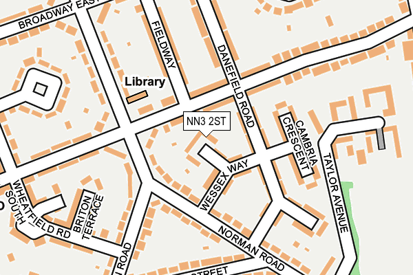 NN3 2ST map - OS OpenMap – Local (Ordnance Survey)