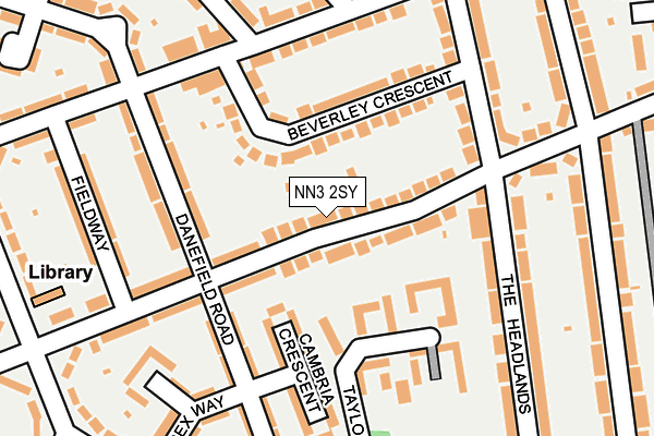 NN3 2SY map - OS OpenMap – Local (Ordnance Survey)