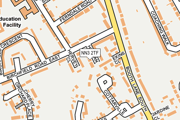 NN3 2TF map - OS OpenMap – Local (Ordnance Survey)