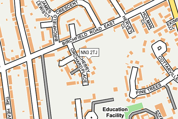 NN3 2TJ map - OS OpenMap – Local (Ordnance Survey)
