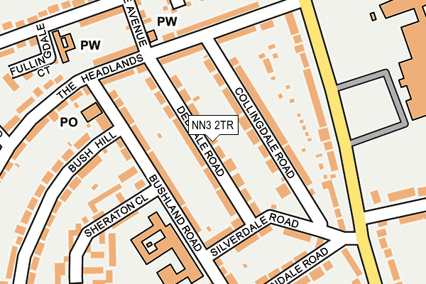 NN3 2TR map - OS OpenMap – Local (Ordnance Survey)