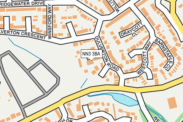 NN3 3BA map - OS OpenMap – Local (Ordnance Survey)
