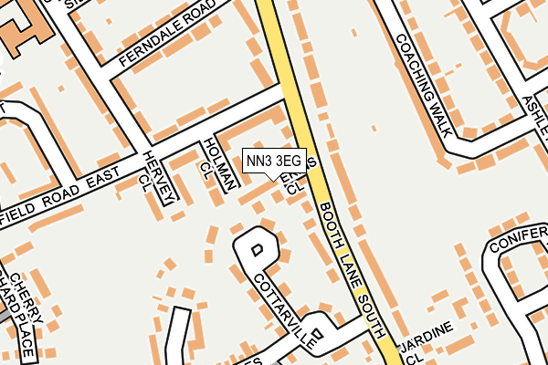 NN3 3EG map - OS OpenMap – Local (Ordnance Survey)
