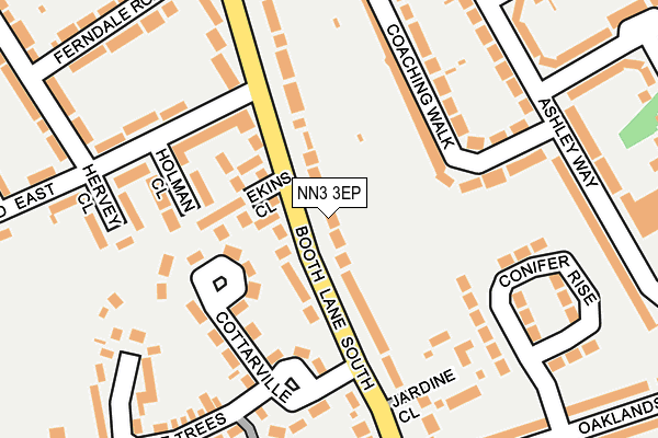 NN3 3EP map - OS OpenMap – Local (Ordnance Survey)