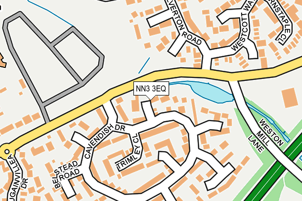 NN3 3EQ map - OS OpenMap – Local (Ordnance Survey)