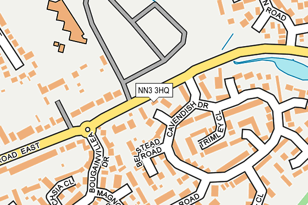 NN3 3HQ map - OS OpenMap – Local (Ordnance Survey)