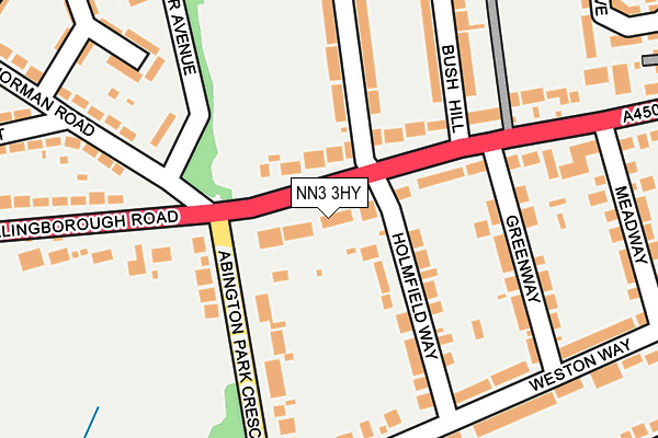NN3 3HY map - OS OpenMap – Local (Ordnance Survey)