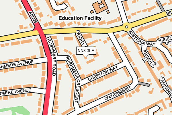 NN3 3LE map - OS OpenMap – Local (Ordnance Survey)