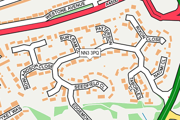 NN3 3PQ map - OS OpenMap – Local (Ordnance Survey)